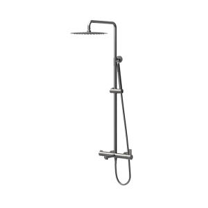 Gunmetal PURE Series SUS304 exposed bath shower mixer set