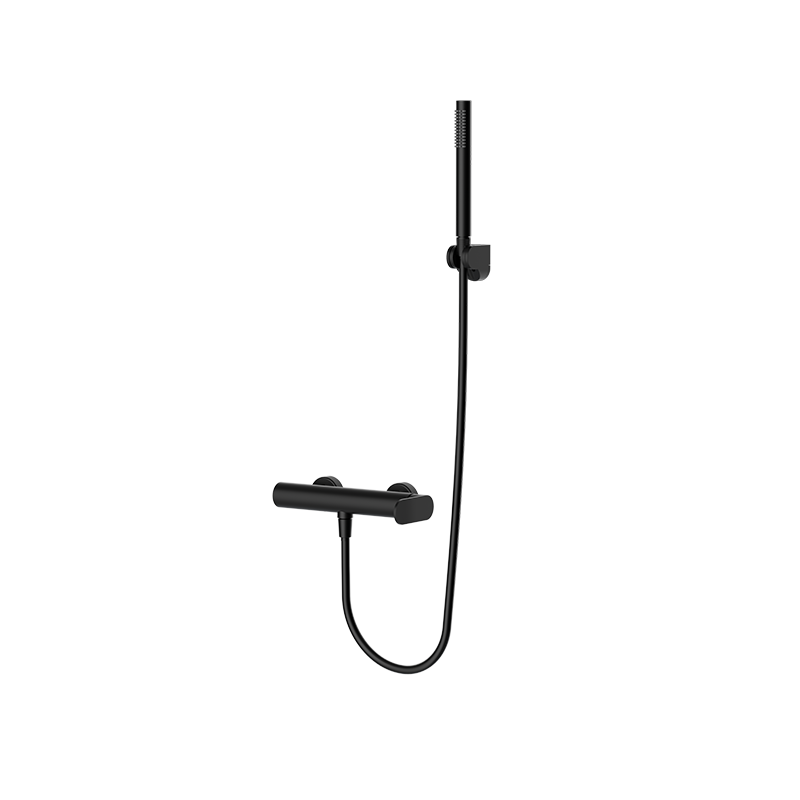 Matte Black ECLAT Series SUS304 exposed single function hand shower set